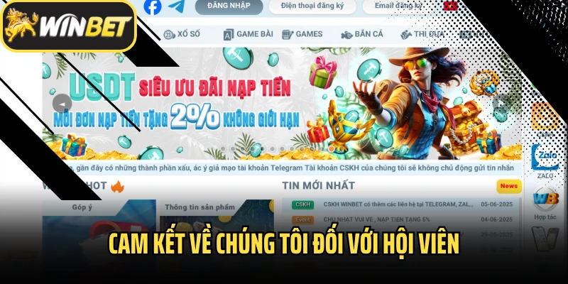 Cam kết về chúng tôi đối với hội viên