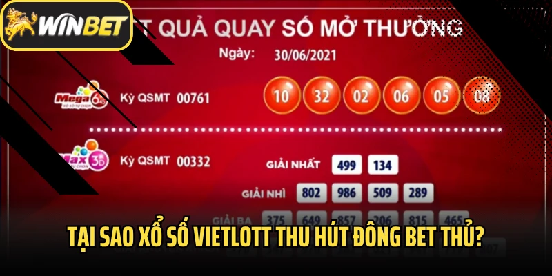 Tại sao xổ số Vietlott thu hút đông bet thủ?